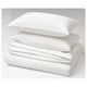 BJÖRKAL Duvet cover and 2 pillowcases, white, 240x220/50x80 cm