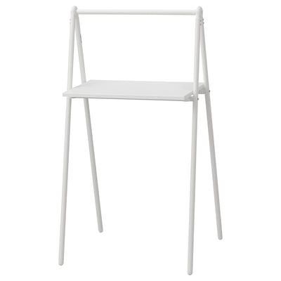 BJÖRKÅSEN Folding table, white, 59x35 cm