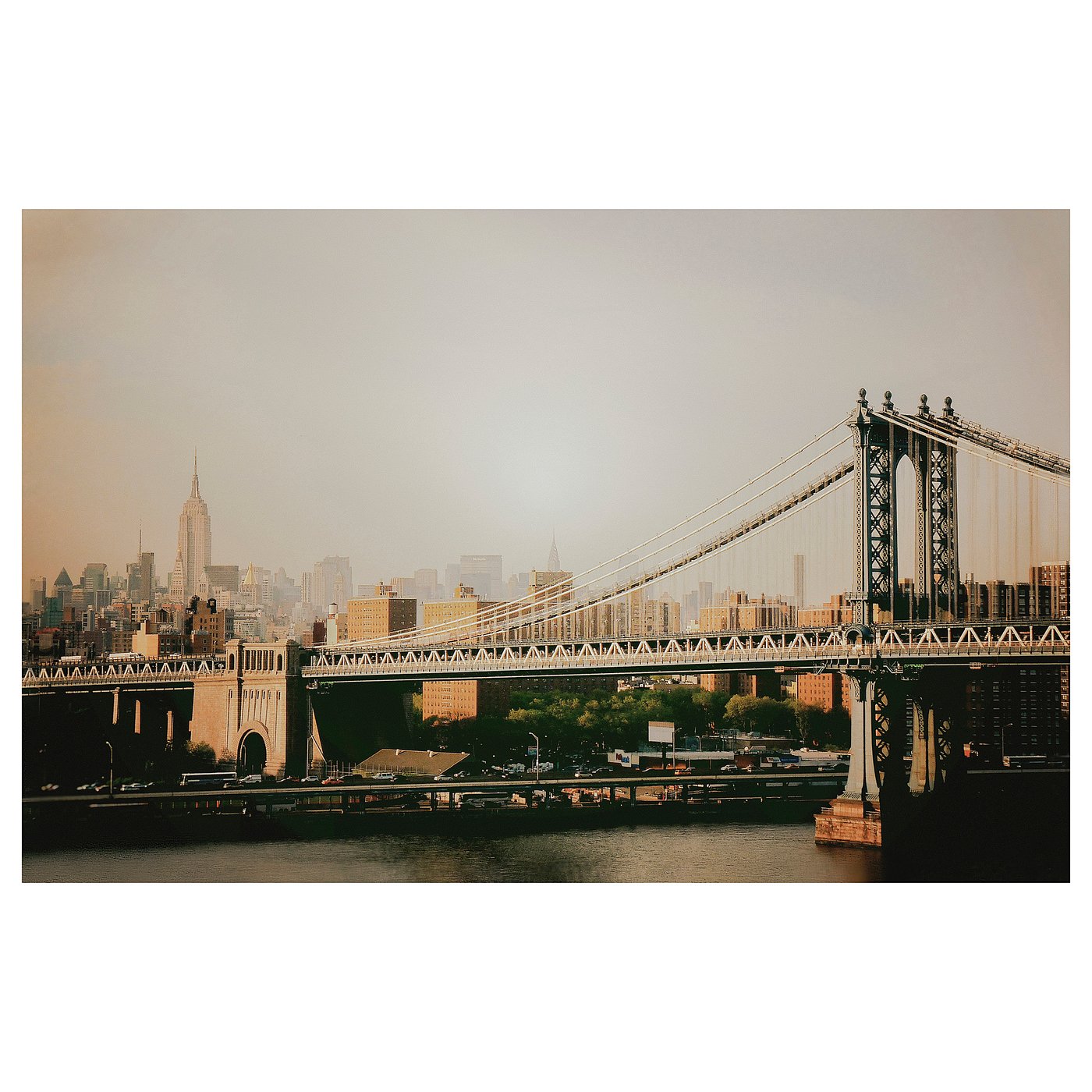 BJÖRKSTA picture, Manhattan Bridge, 118x78 cm IKEA