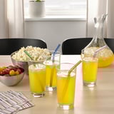 BLÅKÄXA Drinking straws/cleanbrush set of 5, mixed colours