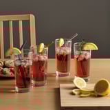 BLÅKÄXA Drinking straws/cleanbrush set of 5, mixed colours