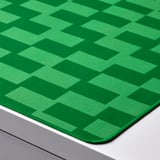 BLÅSKATA Gaming mouse pad, green/patterned, 40x80 cm