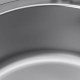 BOHOLMEN Inset sink, 1 bowl, stainless steel, 45 cm