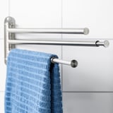 BROGRUND Towel holder 3 bars, stainless steel