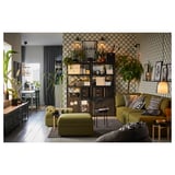 BROR Shelving unit with cabinets, black, 170x40x190 cm
