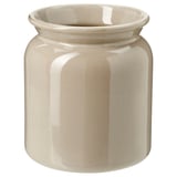 BRUGDHAJ Utensil holder, beige, 15 cm