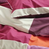 BRUNKRISSLA Duvet cover and 2 pillowcases, pink, 240x220/50x80 cm