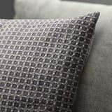 BRUNNYCKLAR Cushion cover, dark green/black/dot pattern, 50x50 cm