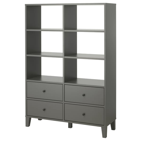 Bryggja Storage Unit Dark Grey Ikea