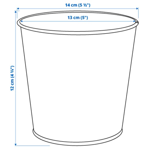 Illustration with measurements for the product: DAIDAI.