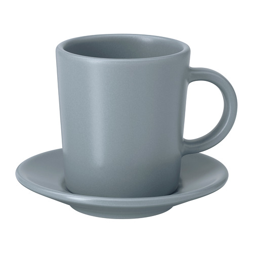 DINERA Espresso cup and saucer IKEA