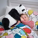 DJUNGELSKOG Soft toy, panda