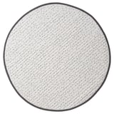 DRÖMSLOTT Quilted blanket, puppy pattern dot pattern/yellow white, 105 cm