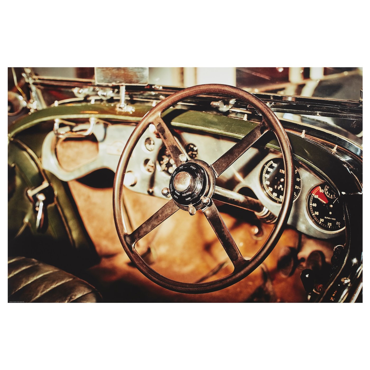 EDELVIK Poster Car steering wheel IKEA