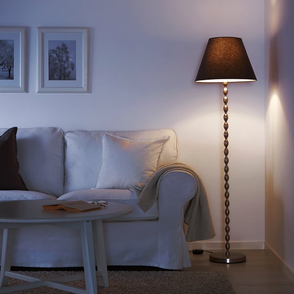 Ekarp Floor Lamp Base Nickel Plated Ikea