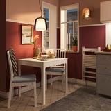 EKEDALEN Chair, white/Orrsta light grey
