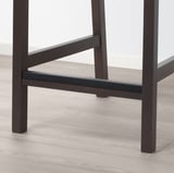 EKEDALEN / EKEDALEN Bar table and 4 bar stools, dark brown/Orrsta light grey, 120 cm