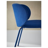 EKEDALEN / KRYLBO Table and 4 chairs, oak/Tonerud blue, 120/180 cm