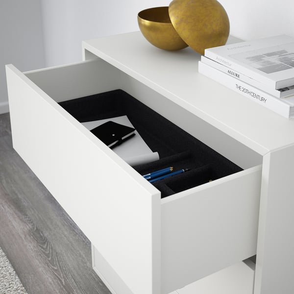 EKET with 3 drawers, white, 70x35x70 cm IKEA