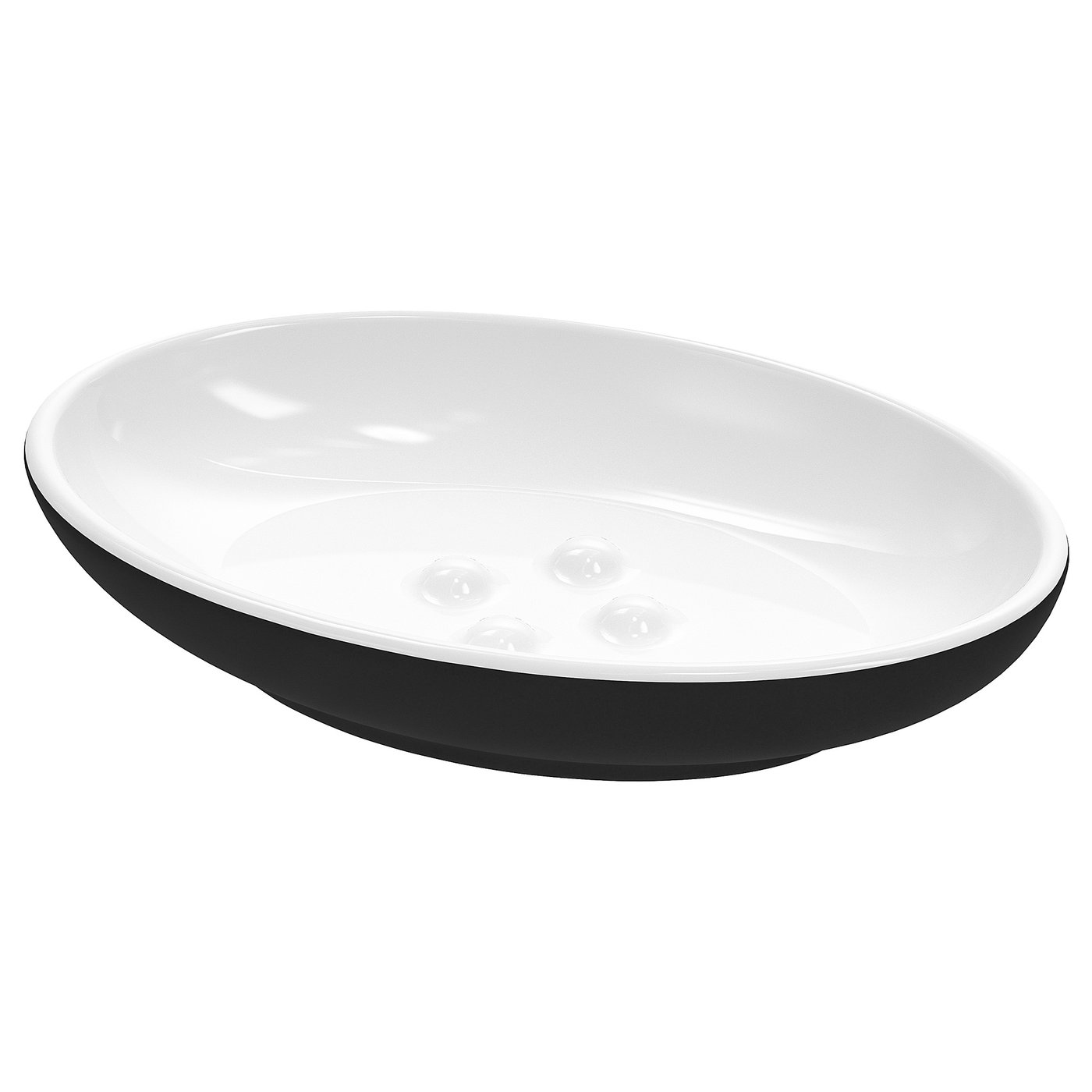 EKOLN soap dish, dark grey IKEA