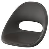 ELDBERGET Seat shell, dark grey