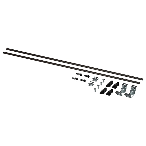 ENHET Assembly kit for kitchen island, anthracite, 60 cm