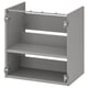 Option: ENHET Base cb f washbasin w shelf, grey, 60x40x60 cm