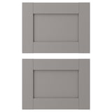 ENHET Drawer front, grey frame, 40x30 cm