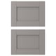 ENHET Drawer front, grey frame, 40x30 cm