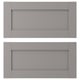 ENHET Drawer front, grey frame, 60x30 cm