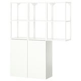 ENHET Storage combination, white, 120x32x150 cm