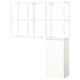 ENHET Storage combination, white, 120x32x150 cm