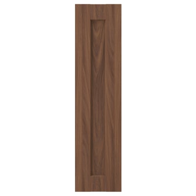 ENKÖPING Door, brown walnut effect, 20x80 cm