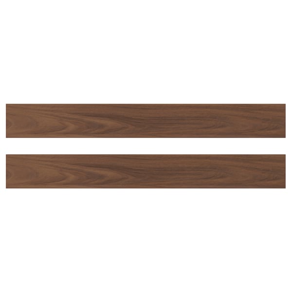 ENKÖPING Drawer front, brown walnut effect, 80x10 cm