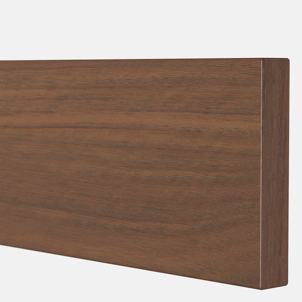 ENKÖPING Drawer front, brown walnut effect, 80x10 cm