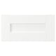 White ENKÖPING bookshelf, rectangular, durable fiberboard with subtle wood grain.