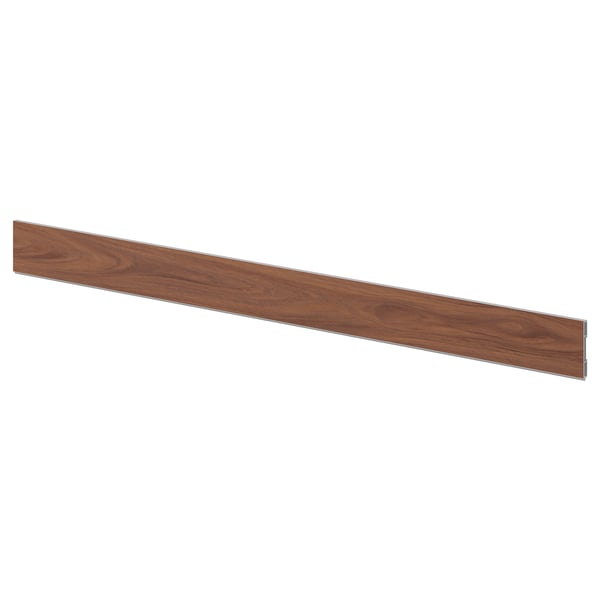 ENKÖPING Plinth, brown walnut effect, 220x8 cm