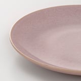 FÄRGKLAR Side plate, glossy pink, 20 cm