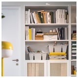 FÅNGGRÖDA Insert with compartments, light grey, 35x24x14 cm