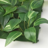 FEJKA Artificial plant, wall mounted/in/outdoor green/lilac, 26x26 cm