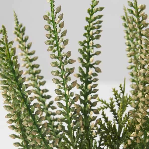 FEJKA Artificial potted plant, in/outdoor Heather, 9 cm