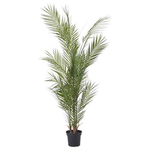 FEJKA synthetic potted plant with green leaves.