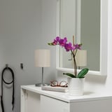 FEJKA Artificial potted plant, Orchid lilac, 9 cm