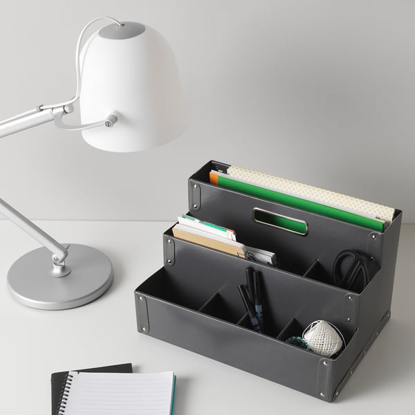 Fjalla Desk Organiser Dark Grey Ikea