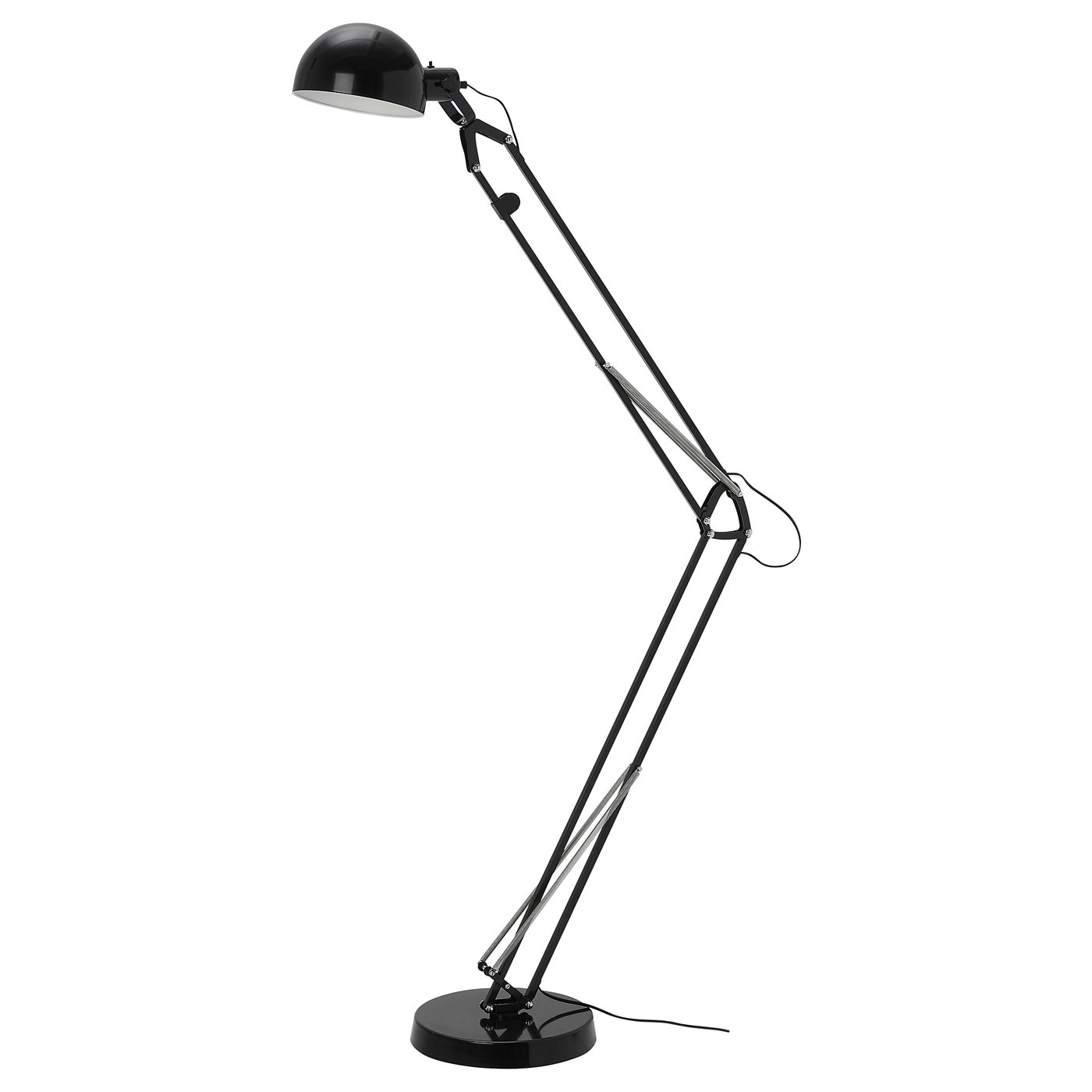 Forsa Floor Lamp Black Ikea
