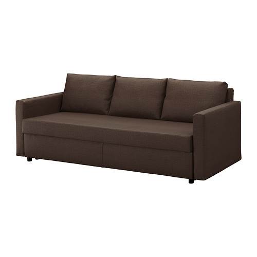 FRIHETEN Threeseat sofabed Skiftebo brown IKEA
