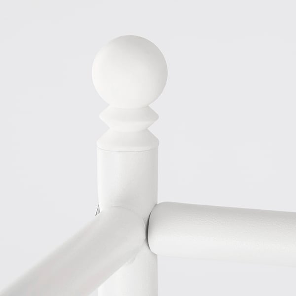 FRÖSJÖN Corner shelf unit, white, 35x156 cm