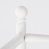FRÖSJÖN Corner shelf unit, white, 35x156 cm
