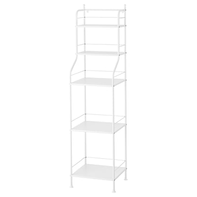 FRÖSJÖN Shelving unit, white, 40x156 cm
