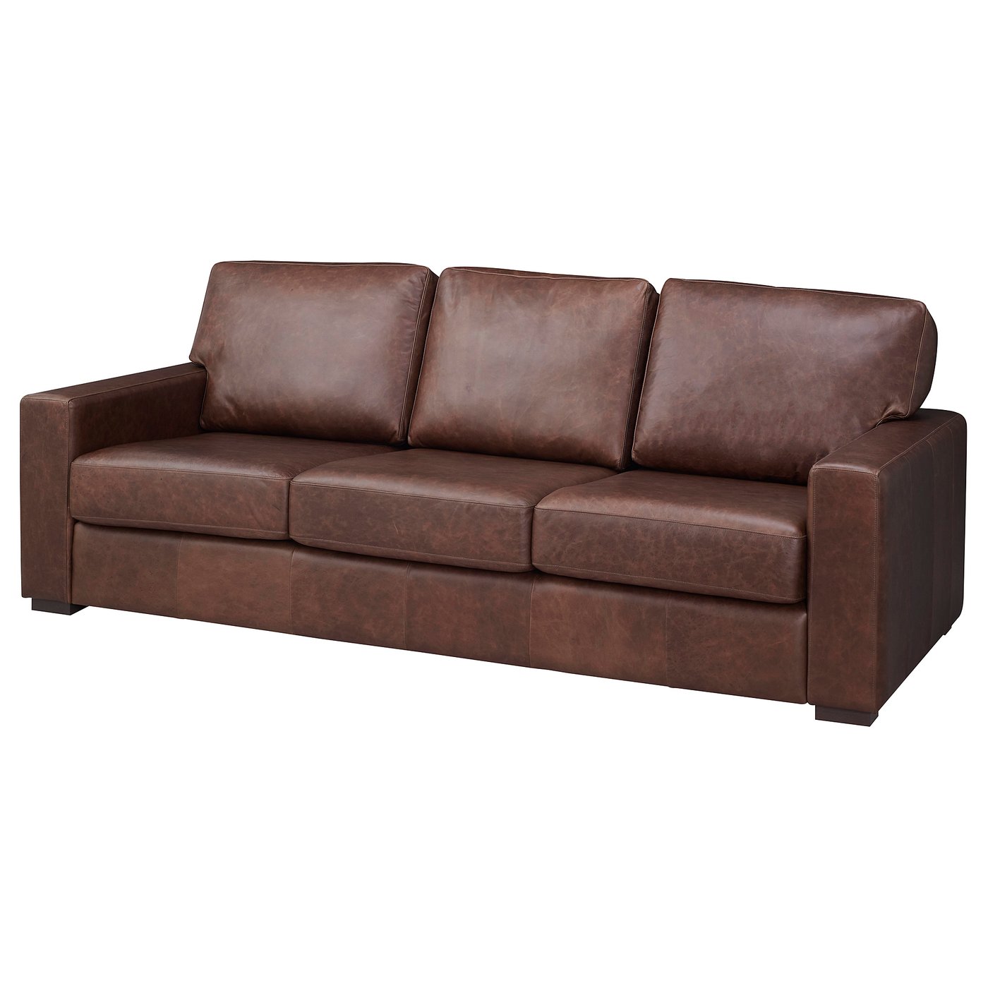 Genevad 3 Seat Sofa Garlinge Dark Brown Ikea